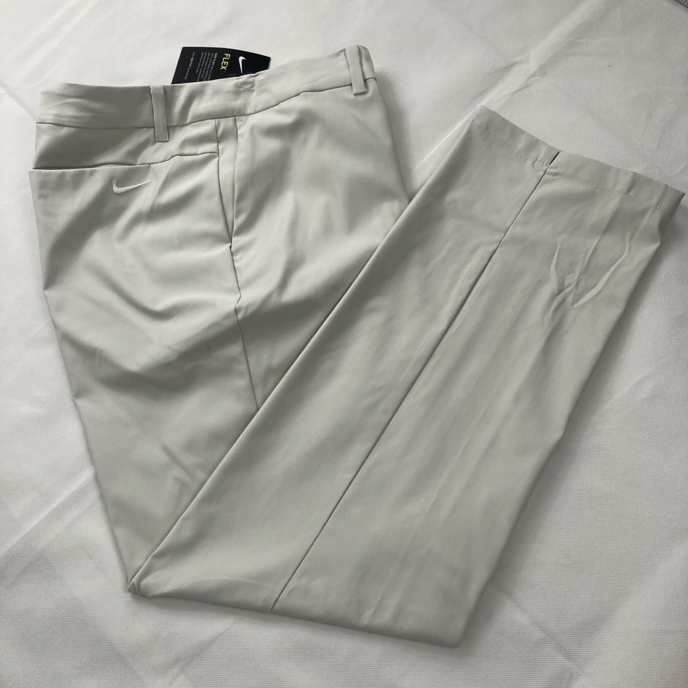 Nike Flex Golf Pants Womens 16 Khaki Performance Stretch Chino 884934-072